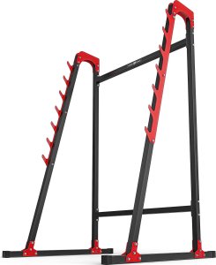 Marbo Sport Zestaw MH8_125KG_KIER | Ławka dwustronna + stojaki wielopoziomowe + zestaw gryfów i obciążeń - Marbo Sport 3