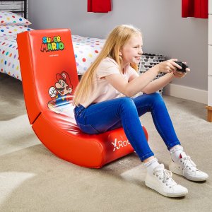 X Rocker Mario Gaming Bodensessel rot 4