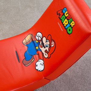 X Rocker Mario Gaming Bodensessel rot 5