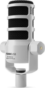 RODE PodMic USB White - Mikrofon Dynamiczny Podcast 1
