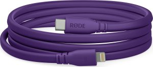 Kabel USB Rode USB-C - Lightning 1.5 m Fioletowy (85189000) 2