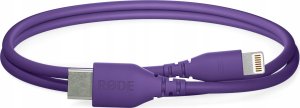 Kabel USB Rode USB-C - Lightning 0.3 m Fioletowy (85189000) 2