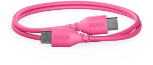 Kabel USB Rode USB-C - USB-C 0.3 m Różowy (85189000) 2