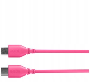Kabel USB Rode USB-C - USB-C 0.3 m Różowy (85189000) 3