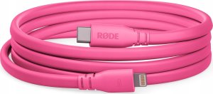 Kabel USB Rode USB-C - Lightning 1.5 m Różowy (85189000) 2