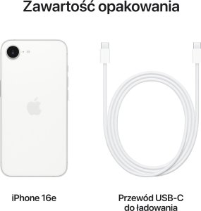 Smartfon Apple  iPhone 16e 5G 8/128GB Biały  (MD1R4) 9