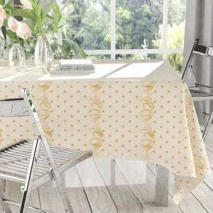 Obrus Kremowe Pisanki 130 x 180 cm DomoweTekstylia | WNP120 180 | Święta Wielkanoc 2