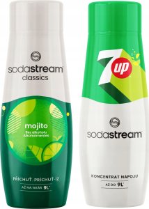 2x Syrop do Saturatora SODASTREAM MOJITO 7UP Mohito Koncentrat Sok do Wody 1