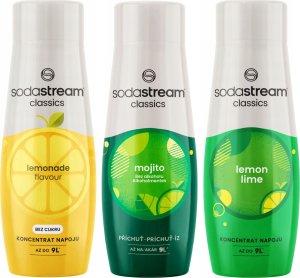 Syrop do saturatora SodaStream Lemonade + Lemon Lime + Mojito 1