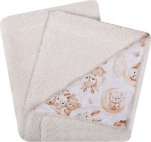 UVIE Kocyk Teddy Milusie 87x77 cm ecru 1