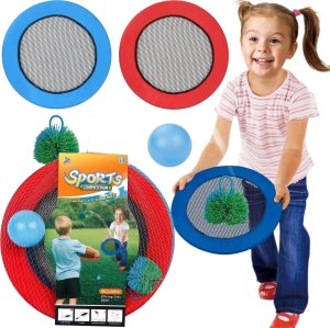 Gra paletki zręcznościowa catch ball gra rzucaj łap paletki + piłka badminton nowoczesny dysk do gry rakiety 1