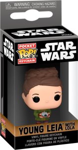 Funko POP Keychain Star Wars Young Leia with Lola 1