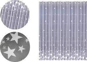 Firanka Gwiazdki wysokość 250 cm DomoweTekstylia | WN628G 250 | Święta Boże Narodzenie 1