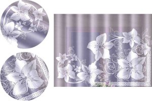 Firanka Lilie 240 x 150 cm DomoweTekstylia | WN278L 150 1