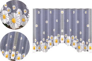 Firanka Stokrotka 300 x 150 cm DomoweTekstylia | WN26S9 150 1