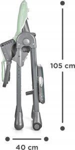 KINDERKRAFT Krzesełko do karmienia TASTEE ROSE 12