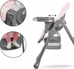 KINDERKRAFT Krzesełko do karmienia TASTEE ROSE 8