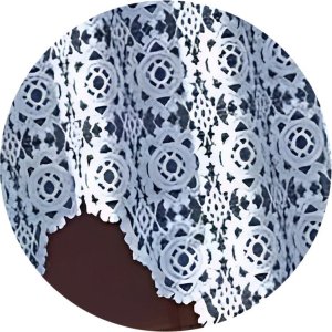 Firanka Alina wysokość 90 cm DomoweTekstylia | WN049A 090 6