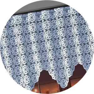 Firanka Alina wysokość 90 cm DomoweTekstylia | WN049A 090 7