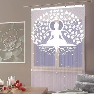 Firanka Drzewo Bodhi 100 x 165 cm DomoweTekstylia | WN64DB 165 2