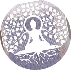 Firanka Drzewo Bodhi 100 x 165 cm DomoweTekstylia | WN64DB 165 4