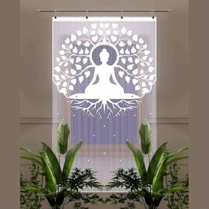 Firanka Drzewo Bodhi 100 x 165 cm DomoweTekstylia | WN64DB 165 7