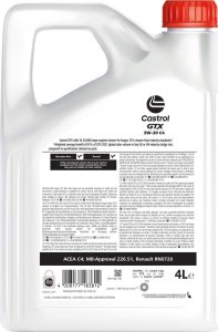 Olej silnikowy GTX (4L) 5W30 , ACEA C4, MB 226.51, RENAULT RN 0720 2