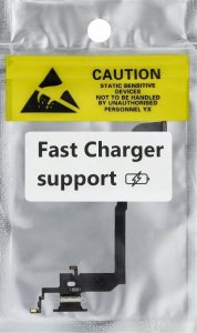 Taśma ładowania USB do IPHONE X czarny (demotaż) 3