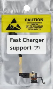 Taśma ładowania USB do IPHONE X czarny (demotaż) 4