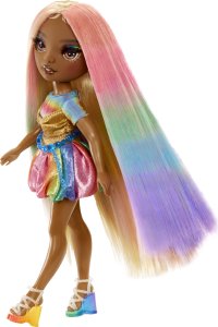 MGA Rainbow High Hair Chalk & Style Doll - Meline (Gold) 6