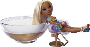 MGA Rainbow High Hair Chalk & Style Doll - Meline (Gold) 10