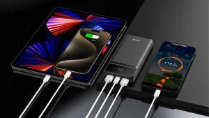 Swissten SWISSTEN, Powerbank, POWER LINE II, Li-Pol, 5/9/12V, do �adowania telefon�w i innych urz�dze�, 22013948, 30000mAh, czarna 2
