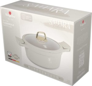 GARNEK TYTANOWY Z POKRYWĄ 24cm BERLINGER HAUS BH-7787 SAHARA 12