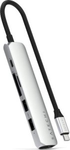 Satechi ST-P6SS huby i koncentratory USB Type-C 10000 Mbit/s Srebrny 1