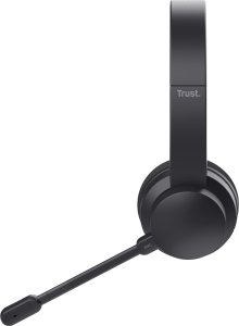 Trust Ayda Zestaw słuchawkowy Przewodowy i Bezprzewodowy Opaska na głowę Połączenia/muzyka USB Type-C Bluetooth Czarny 1