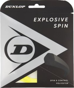 Tennis string DUNLOP Explosive Spin 1.25mm 17g 12m Monofilament Hexagonal Yellow 1