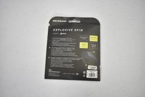 Tennis string DUNLOP Explosive Spin 1.25mm 17g 12m Monofilament Hexagonal Yellow 2