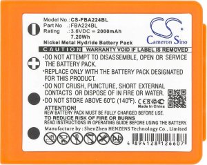 Bateria do HBC BA223031 3,6V2000mAh FUB6 zamiennik 2