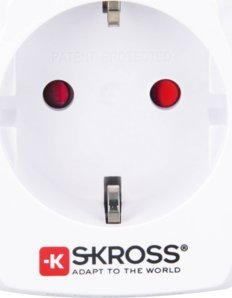 Skross 186725, Universal, Type F, 100 - 250 V, 13 A, White, 3250 W 1