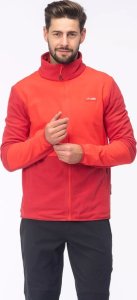 Męski polar Elbrus RANITO100 POLARTEC chilli pepper/flame scarlet rozmiar L 10