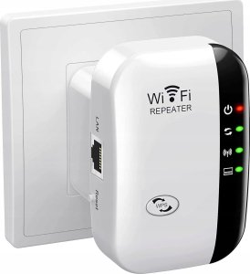QIKtech Wzmacniacz sygnału Wi-Fi NAJMOCNIEJSZY PRO 300Mbps WPS 2.4GHz 4