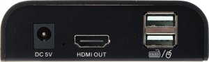 System przekazu sygnału AV EXTENDER HDMI+USB-EX-120-4K-PRO 4