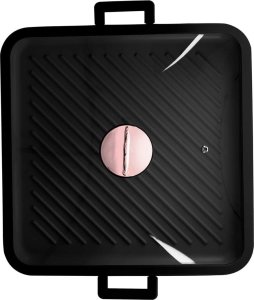 PATELNIA TYTANOWA Z POKRYWĄ 34x34cm BERLINGER HAUS BH-7789 BLACK ROSE 2