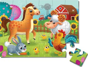 RK6040-01 Piankowe puzzle. Zwierzeta domowe 2