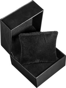 Gino Rossi Pudełko na zegarek czarno-czerwone PBES-1 2