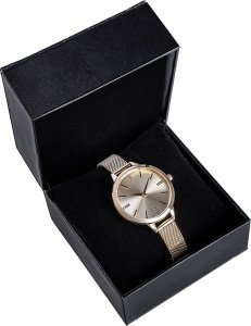 Gino Rossi Pudełko na zegarek czarno-czerwone PBES-1 4