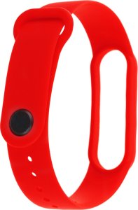 Pasek silikonowy do Xiaomi 5/6 - czerwony 2