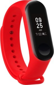 Pasek silikonowy do Xiaomi 5/6 - czerwony 3