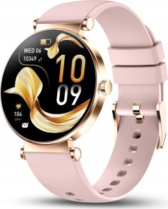 SMARTWATCH ZEGAREK DAMSKI ROZMOWY MENU PL CIŚNIENIE POWIADOMIENIA 2 paski 3