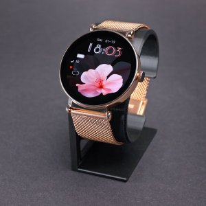 SMARTWATCH ZEGAREK DAMSKI ROZMOWY MENU PL CIŚNIENIE POWIADOMIENIA 2 paski 4